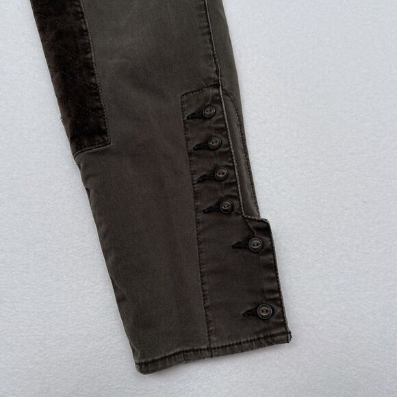 Daughters Of Liberation Riding‎ Pants Size 27 Brown Skinny Ankle Button Jodphur - Picture 3 of 9